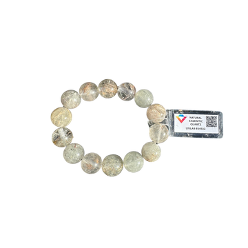 Natural Sagenitic Quartz Bracelet | LIULAB Certified #934532