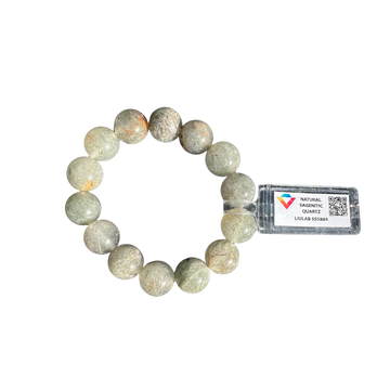 Natural Sagenitic Quartz Bracelet | LIULAB Certified #555884