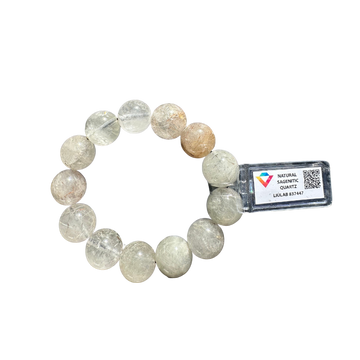 Natural Sagenitic Quartz Bracelet | LIULAB Certified #837447