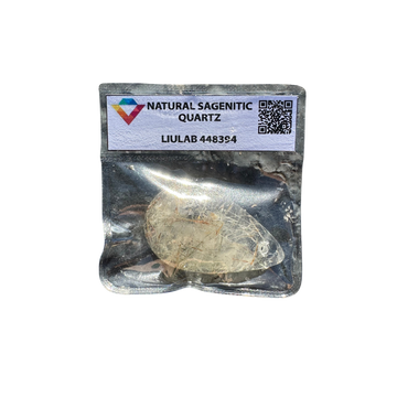 Natural Sagenitic Quartz – Certified Gemstone | LIULAB #448394